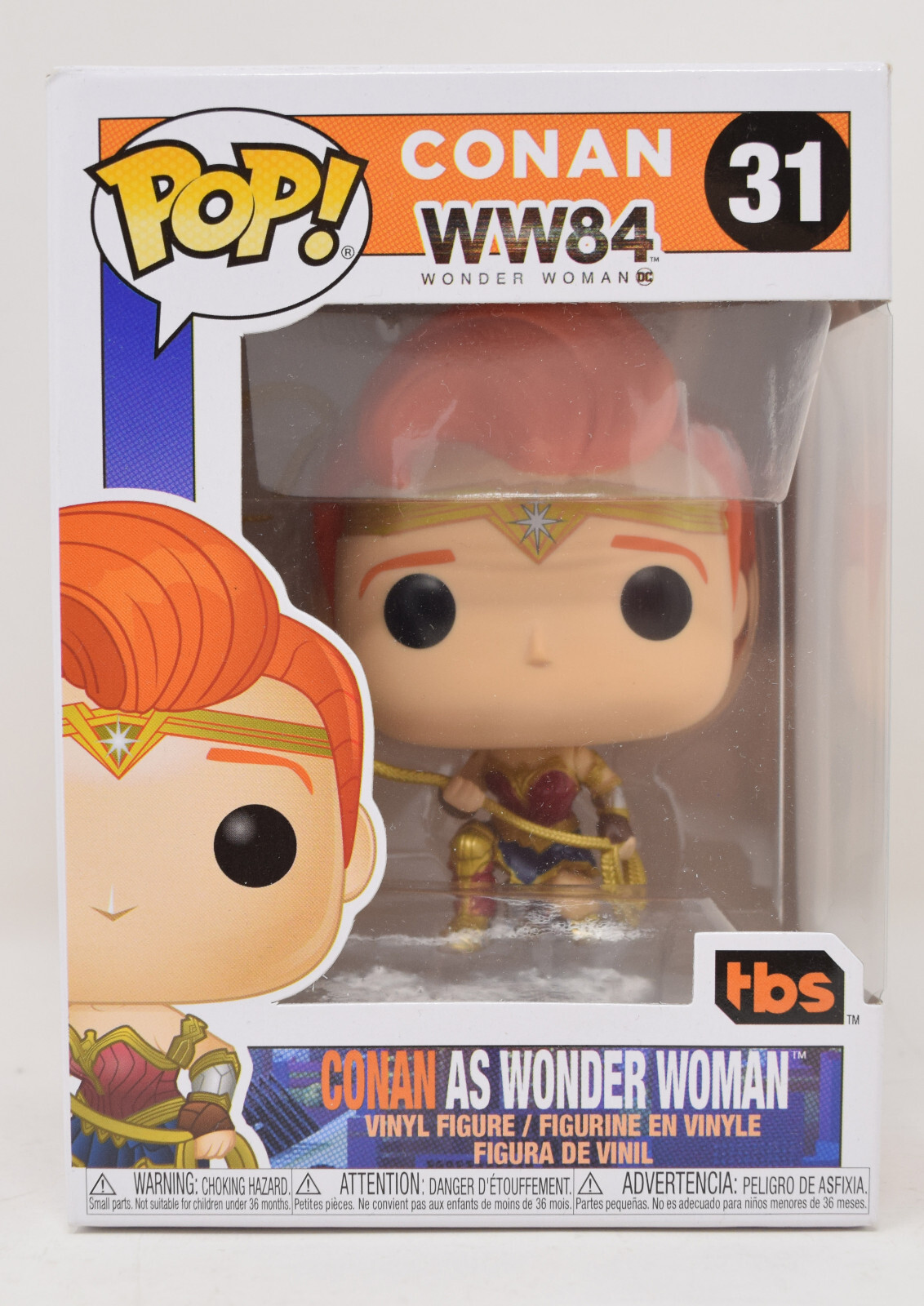 Conan As Wonder Woman Ww84 Película Funko 31 Figura Sdcc Tbs Exclusive