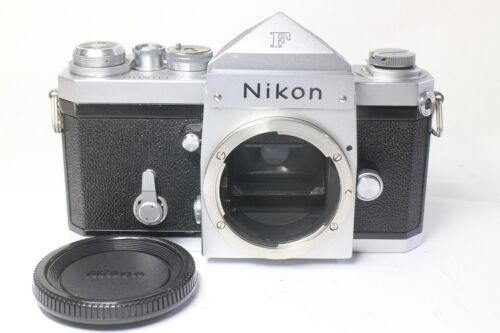 READ! Nikon F Eye Level Silver 35mm SLR Film Camera Body Only Made In Japan - Picture 1 of 12