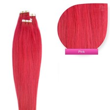 Tape In / On Hair Extensions Echthaar Haarverlängerung Tape-Hair, 2,5g Strähnen