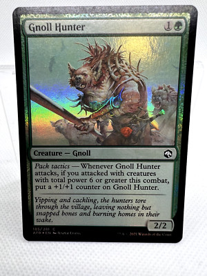 MTG D&D:Adventures in the Forgotten Realms Gnoll Hunter Common Foil LP