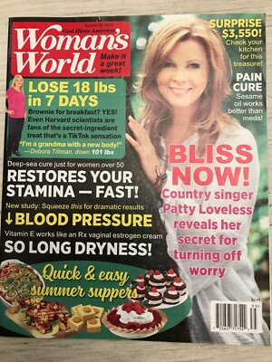 #ad Woman’s World Magazine AUGUST 28 2023 BLISS NOW Stamina Blood Pressure $9.49