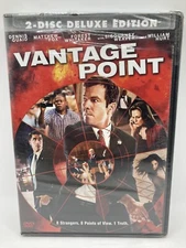 2008 NEW Vantage Point DVD Dennis Quaid 2 Disc Deluxe Edition 90 Minutes  SEALED