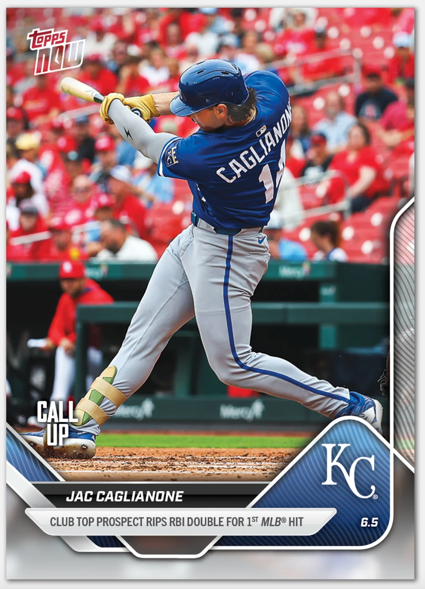 2025 Topps Now MLB Jac Caglianone #262 Call Up 1st Hit - QTY | eBay