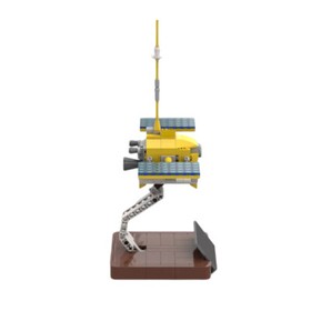 Space Probe Model with Solar Panels and Base 327 Pieces for Ages 7 and Up