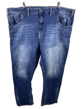 The Foundry Jeans Size 48x30 Big and Tall Mens Advance Flex 360 Stretch Med Wash