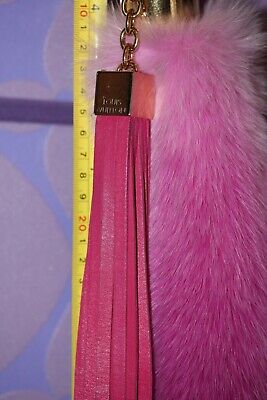 LOUIS VUITTON XL "FOXY BIJOUX" Pink Real Fox Tail &