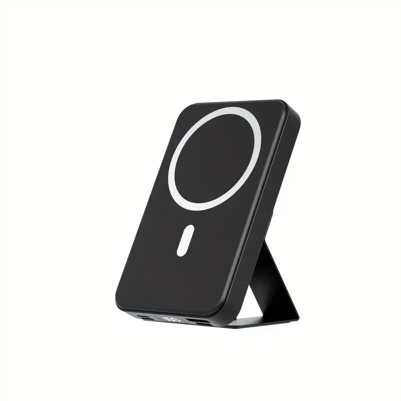 Magnetic Portable Phone Charger with Attachable Battery Pack  