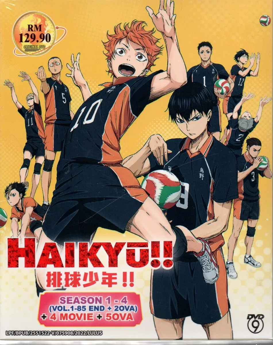 HAIKYU !! SEASON 4 : TO THE TOP ( HAIKYŪ ) - ANIME TV DVD (1-25