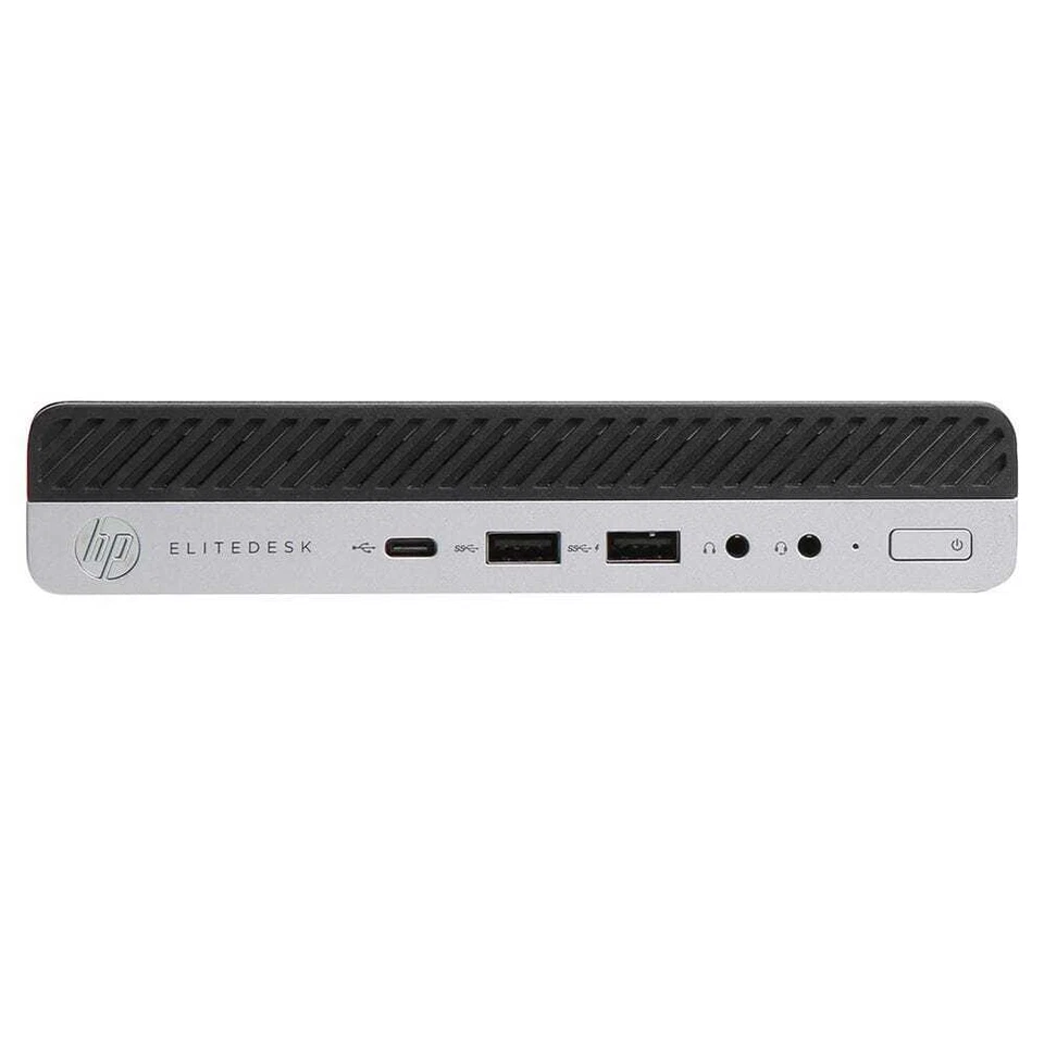 HP EliteDesk 800 G4 Micro Intel i5 8600 3.10GHz 16GB RAM 256GB SSD Wi-Fi Win 11 - Image 2 of 3
