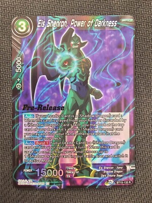 DBS Masters - Eis Shenron, Power of Darkness - BT15-133 Prerelease ENG