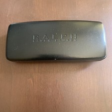 RALPH LAUREN Hard Shell Eyeglasses Sunglasses Case Black Authentic