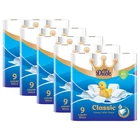 Little Duck Classic Luxury Toilet Tissue 3 Ply Embossed Soft Sheet 45 Rolls