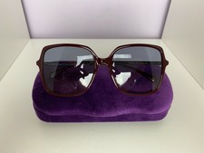 Gucci Gg0544s 003 Burgundy Blue Sunglasses 0544 for sale online | eBay