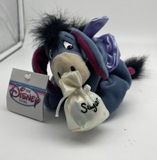 NWT Disney Store Winnie The Pooh Eeyore Sugar Plum Fairy Beanie Plush Christmas