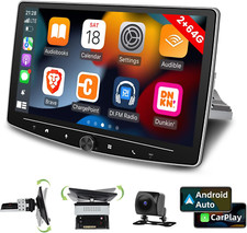 2G 64G Est reo para coche con pantalla t ctil de 10 pulgadas, Android 13, DIN