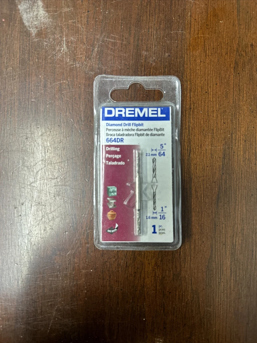 Dremel Diamond Drill Flipbit 664DR 1 Piece 1 8 Inch for Drilling