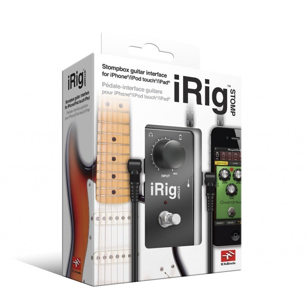 IK Multimedia iRig Stomp - Guitar Stompbox iPad/iPhone - Brand New Boxed