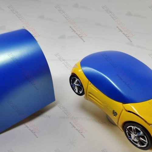 Avery Dennison SW900 Supreme Satin Wave Blue Metallic Vinyl Car Wrap | 629-S - Picture 2 of 5