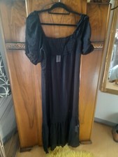 Ladies Maxi Beach Dress Black Size S BNWT