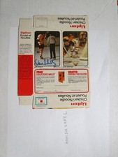 Dave Schultz signed Lipton Hockey Photo Box