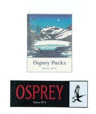 OSPREY SINCE 1974 BACKPACKS STICKER CLIMBING HIKING SKIING NEW!