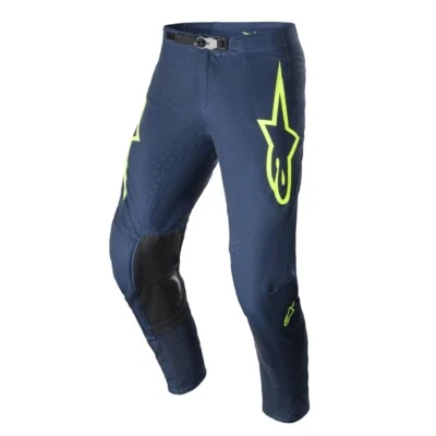 Alpinestars Supertech Bruin MX Pants Night Navy Yellow Fluo