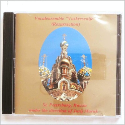 VOCALENSEMBLE VOSKRESENIJE CD NEW JURIJ MARUK VOCAL ENSEMBLE ST PETESBURG