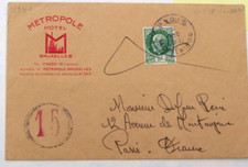 lettre 1941,timbre n 518  sur lettre pub,  , ZC6