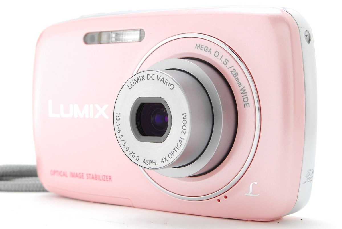 MINT] Panasonic Lumix Dmc-S1 Pink Compact Digital Camera From
