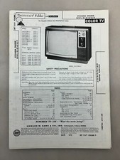 Sylvania D19 Service Manual Sams Photofact Free Shipping