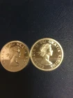 1963 and 1964 CANADIAN SILVER DOLLAR  80%
