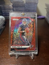 2024 Panini Prizm - Rookies Michael Penix Jr. #378 Red Sparkle Prizm (RC)