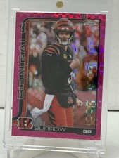 2025 Topps Chrome - Joe Burrow #61 Hot Pink X-Fractor