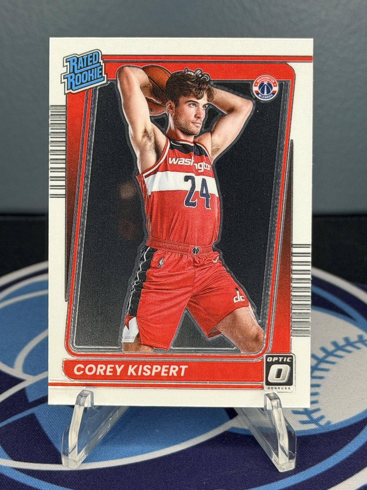 2021-22 Donruss Optic #183 Corey Kispert RC - Washington Wizards