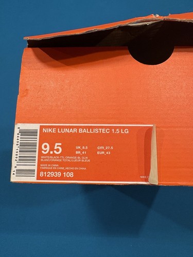 ORIGINAL NIKE RAFAEL RAFA NADAL 2016 US OPEN SNEAKERS LUNAR BALISTEC 9.5 W BOX! - Picture 6 of 7