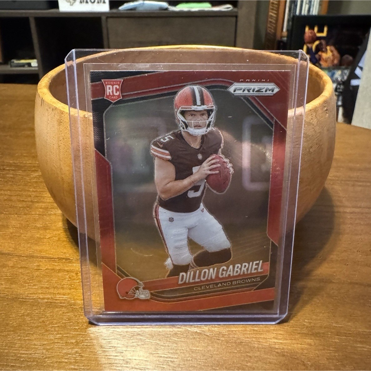 2025 Panini Red Prizm SSP Case Hit Dillon Gabriel Rookie #372  NFL Card