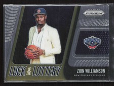 2019-20 Panini Prizm #1 Zion Williamson Luck of the Lottery New Orleans Pelicans