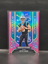 2023 Panini Rookies & Stars Bryce Young Crusade RC Pink Rookie #d/75 Panthers