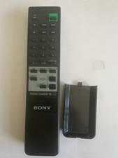 Sony Remote Control CD Radio Cassette Player Black Audio System