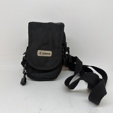Compact Nylon Cannon PowerShot Size Camera Bag Case Crossbody Strap Belt Hoop