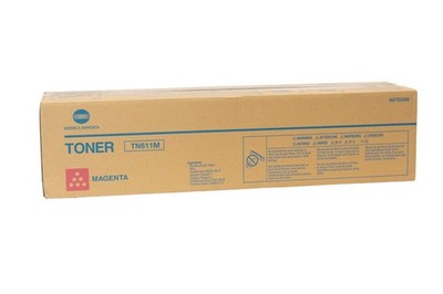 Genuine Konica Minolta TN-611M (TN611M / A070330) Magenta Toner Cartridge