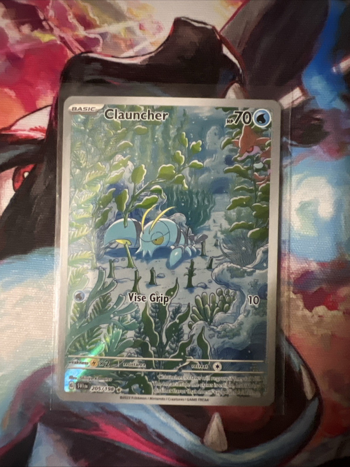 clauncher pokemon card value 2023 Scarlet & Violet #205/198 Illustration Rare Price Guide [Water] Clauncher 74/264 - SWSH08 Fusion