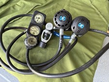 Scubapro MK15 G250 R190 Regulator Set with Pressure Gauge  Compass