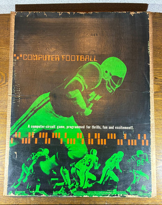 Vintage 1969 Electronic Data Computer Football Game Style #555 * NOT WORKING *