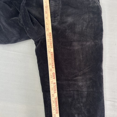 Polo Ralph Lauren Hose Herren 32x30 schwarz Cord adrett Freizeit kariert Akzent - Bild 4 von 5