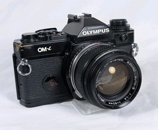 Olympus OM-4 SLR 35mm Film Camera w/50mm 1.4 Lens - EX COND gcc