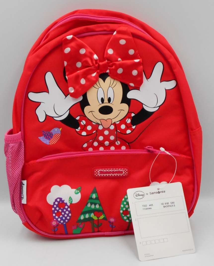 DISNEY MINNIE MOUSE FLORAL BACKPACK SAMSONITE 7L NEW WITH TAGS