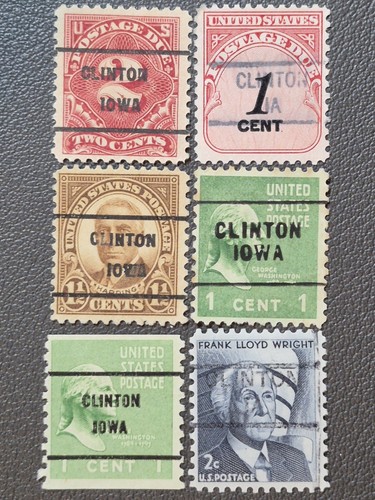 US stamps, 63 precancels from Calmar to Collins, Iowa. Ship O/S $2 - Picture 18 of 20