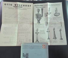 Alte Werbung Zigarrenanz&uuml;nder Zigarren - Abschneider Aschenbecher Hannover 1940