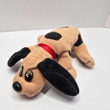 Vintage Pound Puppies 80s Tonka Plush 8-9" Newborn Brown w/ black spots